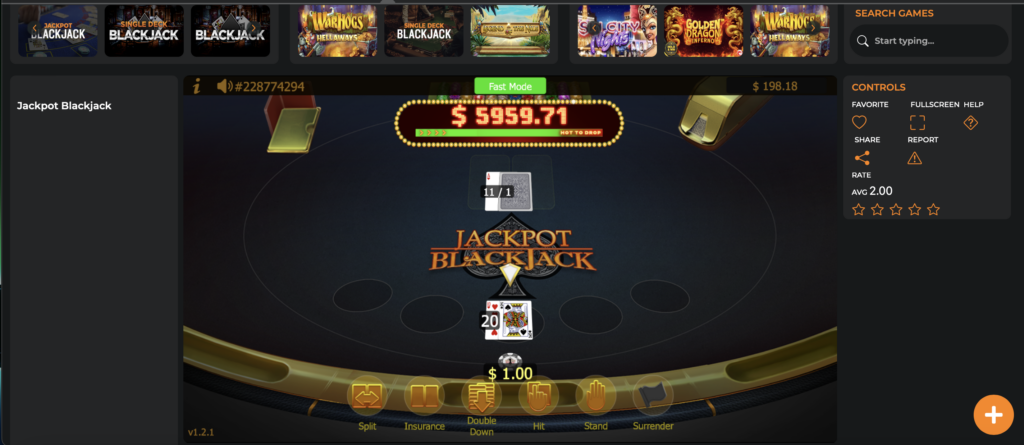 Jackpot Blackjack